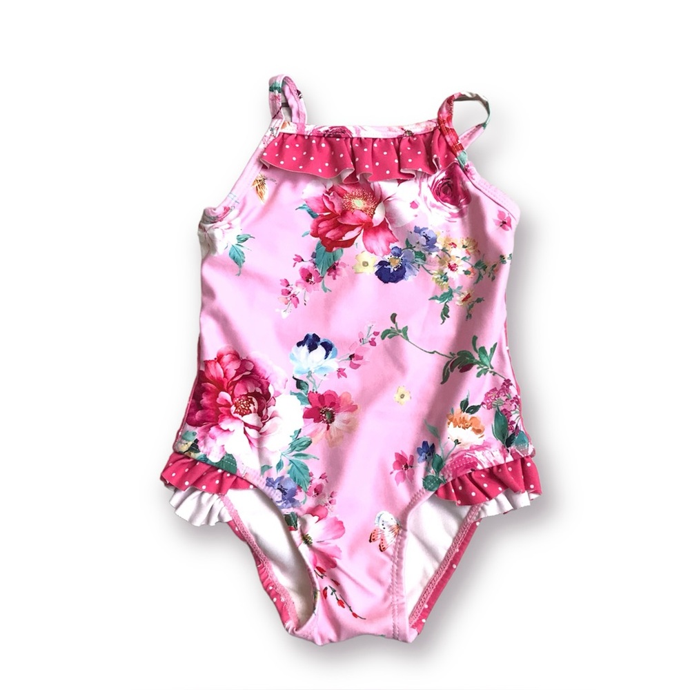 Mini Club Floral Swimsuit Size 6-9 Months